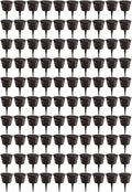 100PCS Bonsai Fertilizer Cups Plastic Fertilizer Mesh Basket with Lid Planting Fertilizer Net Pot Garden Nutrition Box Tools for Succulents and Orchids (Small Size with Lid)