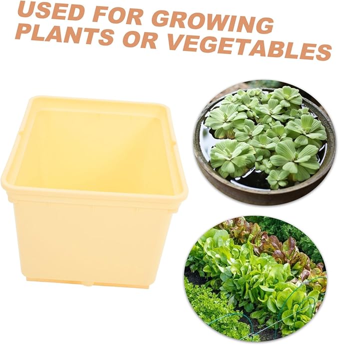 Yardwe 2-Pack Hydroponic Planting Box Soilless Vegetable Cultivation Bucket Plastic Garden Supplies for Indoor Greenhouse Drainage System