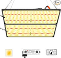 iPower 2025 2Pack LED Grow Light 3000W Full Spectrum Plant Lamp with Samsung LM301D Diodes &amp MeanWell Driver Dimmable for 2x4/3x4 for Indoor Plants Seedling Flower Veg