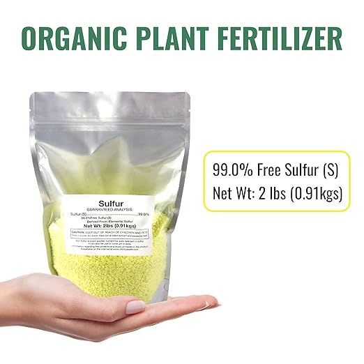 DL Wholesale Sulfur Bag 2lb Organic Plant Fertilizer Garden Planting Soil Food for Vegetable Garden Succulents OMRI Certified