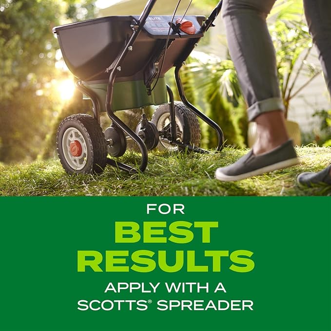 Scotts Turf Builder Rapid Grass Bermudagrass Combination Seed and Fertilizer Grows Green Grass Fast 8 lbs.