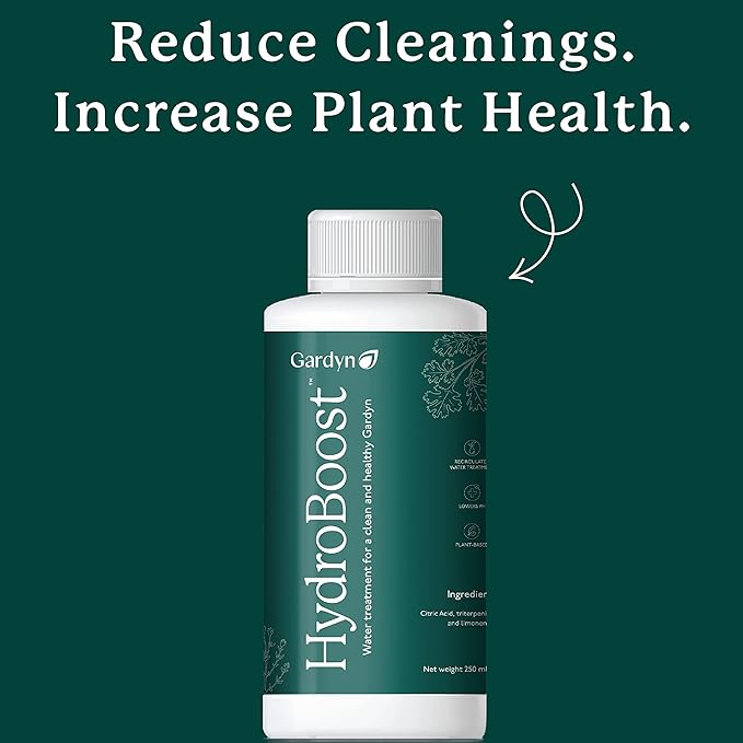 Gardyn HydroBoost for Gardyn Hydroponic Indoor Gardens - 250 ML (Plant Based Water Treatment-Lowers PH Balances Plant Nutrients &amp Reduces Need for More Intensive Hydroponic Growing System Cleanin
