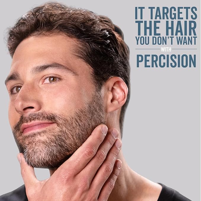 Microtouch Titanium Edge Ear &amp Nose Trimmer – Dual Rotary Blade Heads with Light – Water Resistant – Travel Friendly – Durable Design – Titanium Coated Blades for Precise Comfortable Grooming