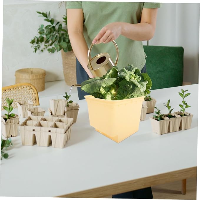 Sosoport Planting Basket Hydroponic Plants Bucket Soilless Flowerpot for Indoor Vegetable Garden