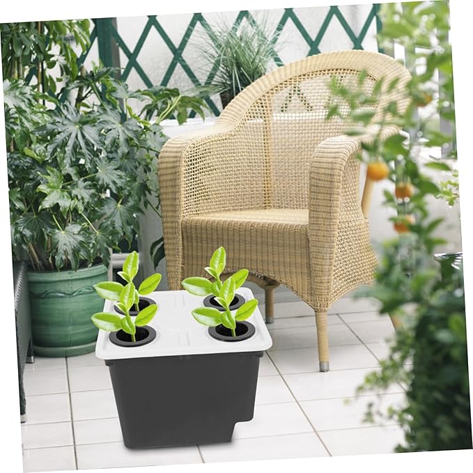HANABASS Soilless Cultivation Barrel Greenhouse Fruit Planting Bucket Hydroponics Growing System Buckets