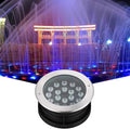 Outdoor Buried Lights - LED Fountain Light 24V Submersible Spotlight IP68 Waterproof Embedded Water Landscape Light Pool Wall Light Decorative Lighting Easy to Install(Yellow3W)