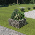 SKM Gabion Raised Gabion Raised Bed Galvanised Steel 35.4x35.4x19.7