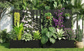 Black Metal Raised Garden Bed with Trellis 47 Tall Privacy Screen Planter Box with Drainage 47.1X16 Climbing Plant Planter for Patio Balcony Vegetables