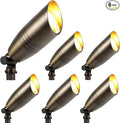 Solid Brass Landscape Spotlight Heavy Duty Bronze LED Spot Lights Waterproof Outdoor Uplighting 12V Low Voltage (6)
