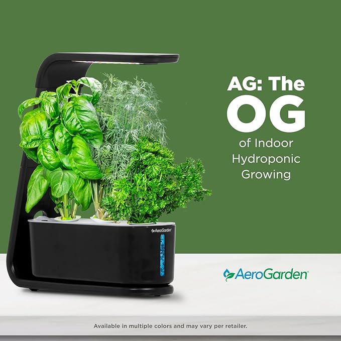 AeroGarden Sprout - Indoor Garden with LED Grow Light Black