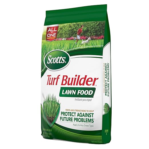 Scotts Turf Builder Lawn Food Fertilizer for All Grass Types 5000 sq. ft. 12.5 lbs. (2-Pack)