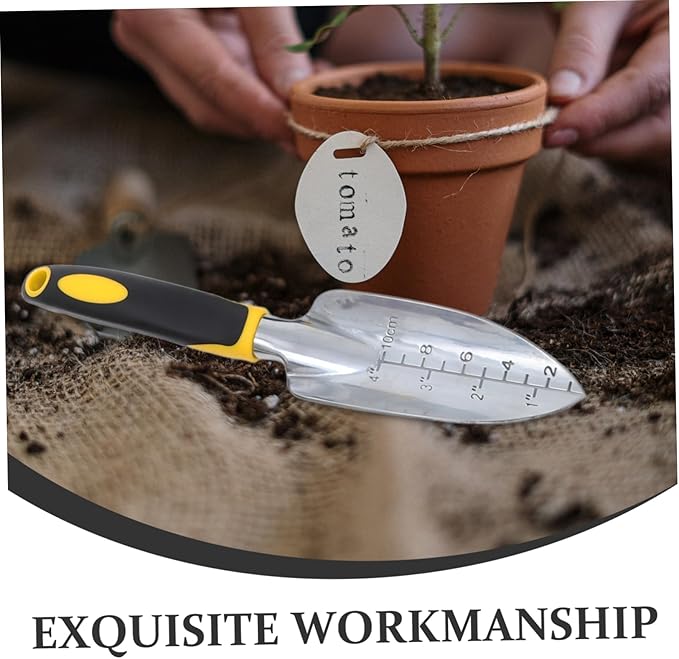 VICASKY 1set Ergonomic Gardening Tool Set Kit Trowel Hand Rake and Small Fork for Easy Planting and Weeding for Indoor and Outdoor Gardening