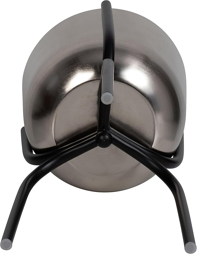 Metal 20 Planter ON Tripod SilverBlack