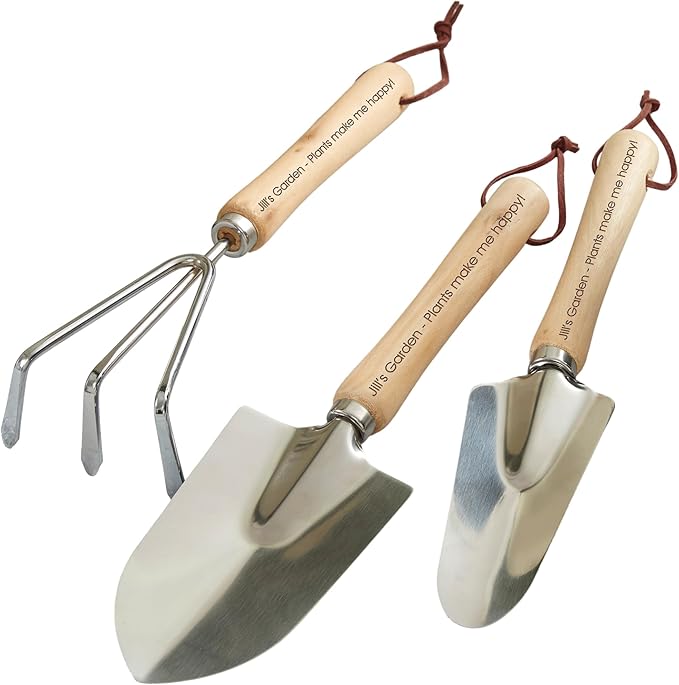 Personalization Universe Write Your Own Engraved Garden Tools and Tote Set