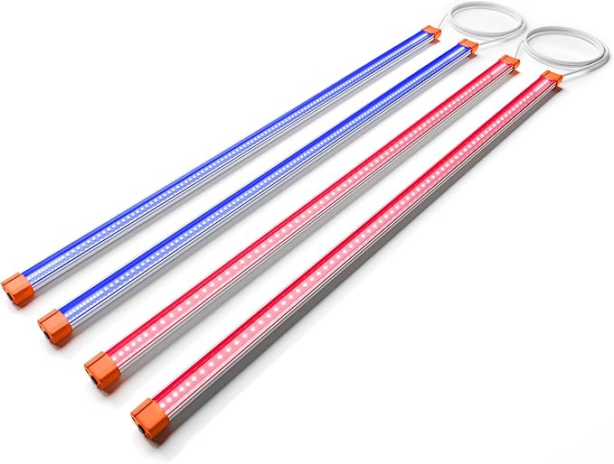 Spider Farmer 2026 Upgraded UV60 &amp IR30 LED Grow Light 365-370nm UV &amp 730-745nm IR Supplemental Light for Indoor Plants 2x4 5x5 Grow Tents 35.4 Long Bars Set