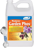 Monterey Garden Phos Bundled with Measuring Spoon - Fungicide for Root Rot Downy Mildew Fire Blight Sudden Oak Death Phytopthora &amp Pythium 1 Gallon