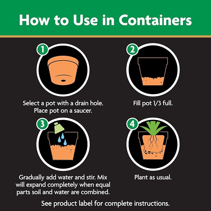 Miracle-Gro Planting Mix .33 cu. ft. 2-Pack | Concentrated | Expands to 1 cu. ft. | For Containers | For In-Ground Use