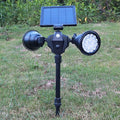 ele ELEOPTION 2 in 1 Solar Wall Lights In-Ground Lights Outdoor Solar Spotlight Solar Lights Motion Sensor Outdoor Security Light Auto On/Off Landscape Light for Patio Yard Garden (1 Pack)