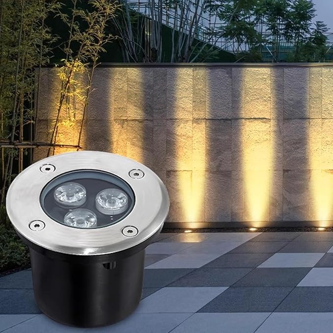 LED Underground Light Outdoor Ground Light Waterproof IP66 AC85-110V LED Buried Lamp for Walkway Courtyard Scenic Area Park Garden Landscape Lights