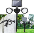 Solar Outdoor Spotlights 1400-Lumens Bright 36 LED Motion Sensor Spot Lights Waterproof Double Head Security Light Wall Lights Landscape Light for Patio Deck Yard Garden Driveway Lighting