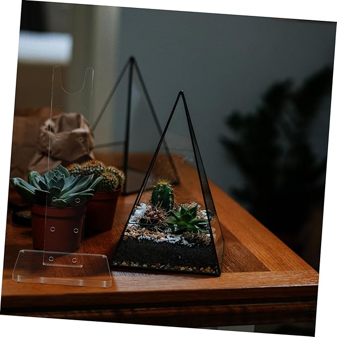 2pcs Indoor Grow Light Stand for Plants Height Acrylic Rack Vertical Lamp Support for and Greenhouse Use Sturdy and Design