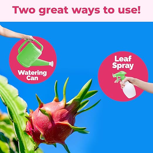 Dragon Fruit Fertilizer – Liquid Plant Food for Bigger Fruit Better Flowering &amp Stronger Root Development 32 oz