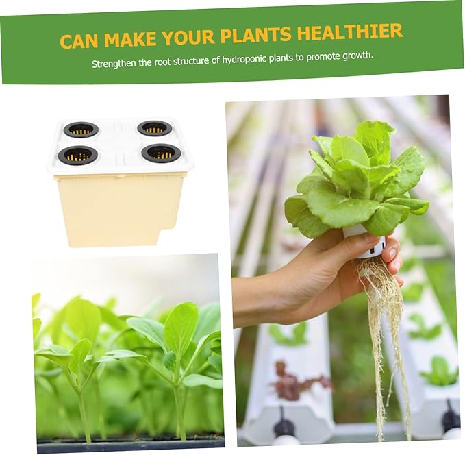 4holes Plastic Planting Baskets Hydroponics System for Garden Supply Hydroponic Baskets