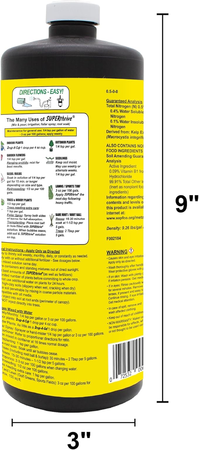 SUPERthrive Plant Vitamin Solution 1 Quart