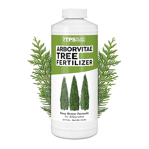 Arborvitae Tree Fertilizer – Liquid Plant Food for Fuller Green Foliage Faster Growth &amp Stronger Root Development 32 oz