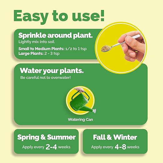 Granular Lemon Tree Fertilizer – Organic Slow Release Plant Food for Faster Growth Stronger Roots &amp Higher Fruit Yield 16 oz