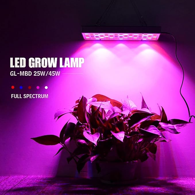 1000W LED Grow Light 75/144 LEDs Plant Lights Red Blue White Panel Growing Lamps for Indoor Plants Seedling Vegetable and Flower45W