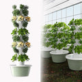 Vertical Hydroponic Grow Tower Aeroponic Tower Garden Planter Tower with Pump for Herbs Water-Saving Vertical Growing System for Gardening Lover(9 Floor)