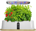 Hydroponics Growing System Plant Grow Light 10 Pods Hydroponics Growing System with LED Grow Light Height Adjustable for Home Kitchen Gardening