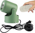 Dimmable Bright Light Accent Uplight 7W COB LED Stepless Dimming Adjustment Remote Control Spotlight Light with 5.9ft On/Off Foot Pedal Switch Cord Extra Light Rotating Decorative for Loft