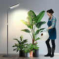 Wiaxulay Floor Plant Lights for Indoor Growing 153 LED Full Spectrum Grow Light with Stand Height Adjustable 24-68 in4/8/12/16H Timer 3 Lighting Modes5 Brightness for Growing Large Tall Plants