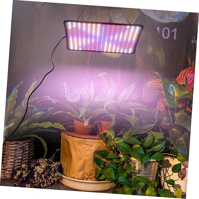 Hanging Led Plant Grow Light with Color Modes Dimmable Brightness and Durable Design for Indoor Plants Compatible with Us Plug