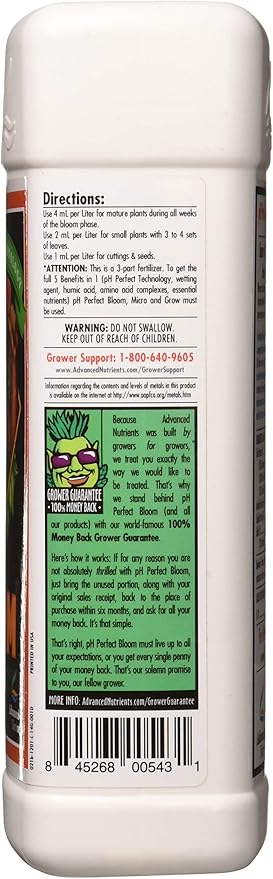 Advanced Nutrients Bloom Ph Perfect Fertilizer 1-Liter