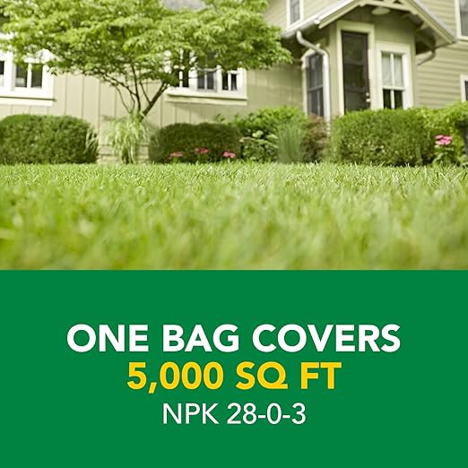 Scotts Turf Builder Weed and Feed3 - Weed Killer Plus Lawn Fertilizer Controls Dandelion and Clover Grass Fertilizer For Up To 5000 sq. ft. 14.29 lbs.