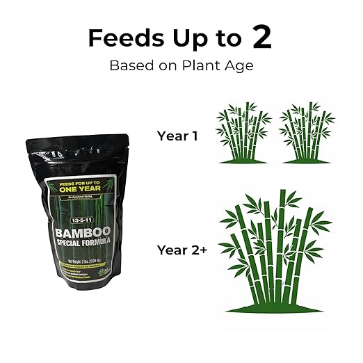 Bamboo Special 12 Month Control Release 13-5-11 High Nitrogen Fertilizer - 2 Pound Package