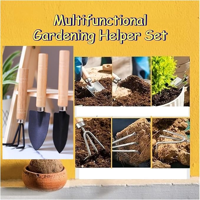 Gardening Tools Set - Ergonomic and Gardening Tools for Succulent and Flower Planting(Big B 1SET)