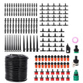 Toyvian Automatic Drip Irrigation Kit DIY Micro Garden Watering System with 15m Tubing for Patio Lawn and Greenhouse Plant Irrigation