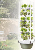 Hydroponics Tower Growing System Vertical Garden Tower with LED Grow Lights Smart Hydroponic Growing System Indoor Hydroponic Garden Herb Grow Kit for Herbs Fruits and Vegetables28pods