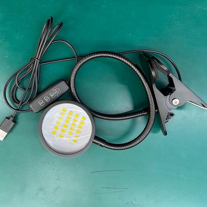 Indoor Plant Grow Lights | Full Spectrum LED Lighting with Daylight Simulation - Clamp for Growing | For Home Office Greenhouse Shelf
