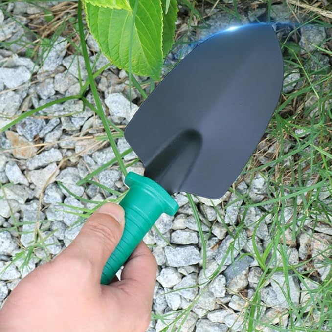 Garden Tools Set 5Pcs Heavy Duty Gardening Hand Tools with Garden Tools Set Trowel Rake Shovels Pruner Sprayer Garden Hand Tools with Carrying Case for Woman/Men