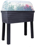Exaco 645140/1 Balcony Raised Bed Planter and Protective Cover Anthracite