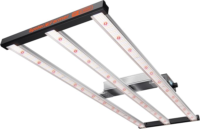 Spider Farmer G4500 Cost-Effective 320W 2x4 Coverage LED Grow Lights Full Spectrum Dimmable Bar Style Led Growing Lamp for Indoor Plants Upgraded Smart App Control