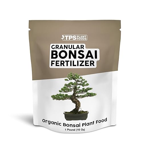 Bonsai Fertilizer Pellets – Organic Slow Release Granular Plant Food for Bonsai Trees Supports Controlled Growth &amp Strong Roots 1 lb