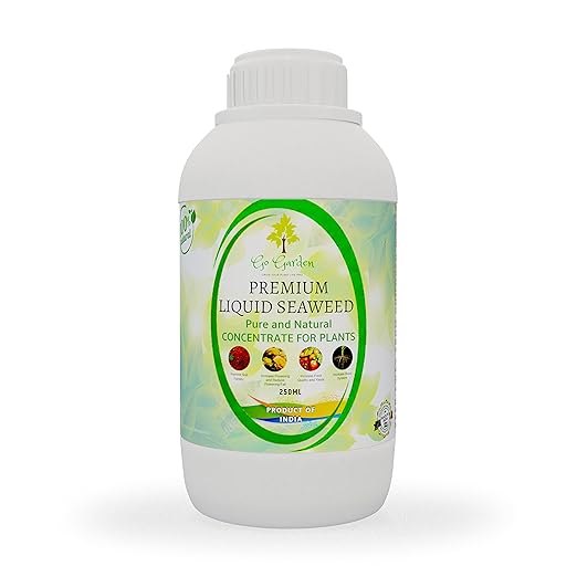 Go Garden Liquid Seaweed Fertilizer for Plants Concentrate Organic Fertilizer for Plant and Garden 250ML