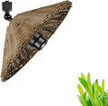 Full Spectrum 10W LED Focusing Grow Spotlight Bulb Plant Grow Light for H-Type Track Adjustable Gimbaled Light Boho Style Brown Twine Natural Rattan Mushroom for Green House Customizable