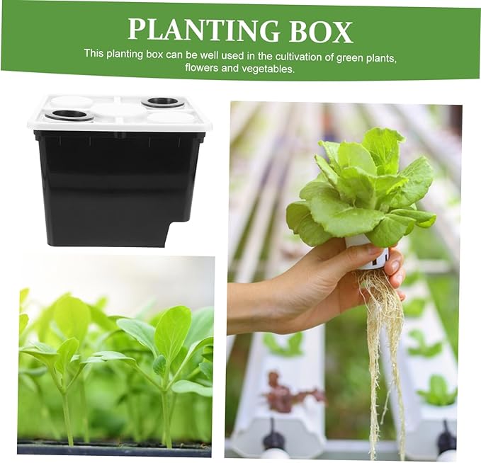 Plastic Planting Basket for Outdoor Greenhouse Hotel Self Watering Planter Garden Supplies